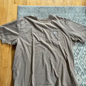 Carhartt Men's Short Sleeve Tee in Brown